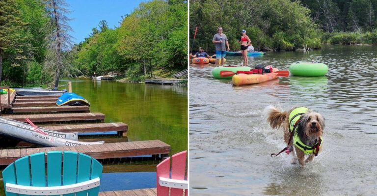 The Spring Fed Michigan River That Has Been A Favorite Summer Tubing Destination For Generations