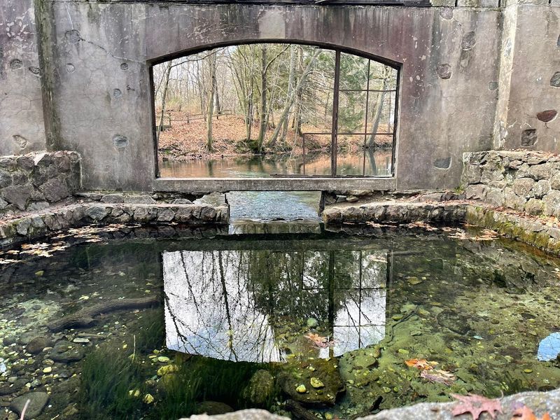 A Resort Hotel Once Stood In The Woods