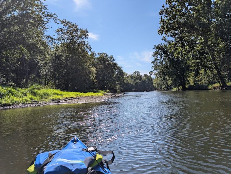 Canoers And Kayakers Can Spend Hours Following The Wooded Waterway