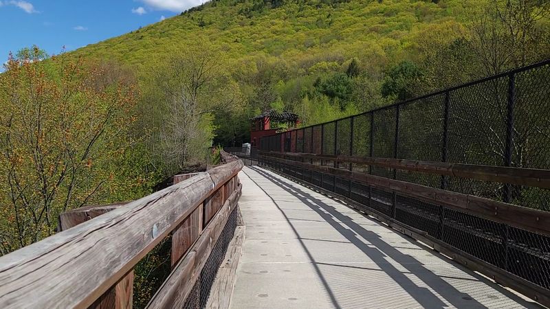 A Pedestrian Bridge Leads Straight Into Historic Downtown Jim Thorpe
