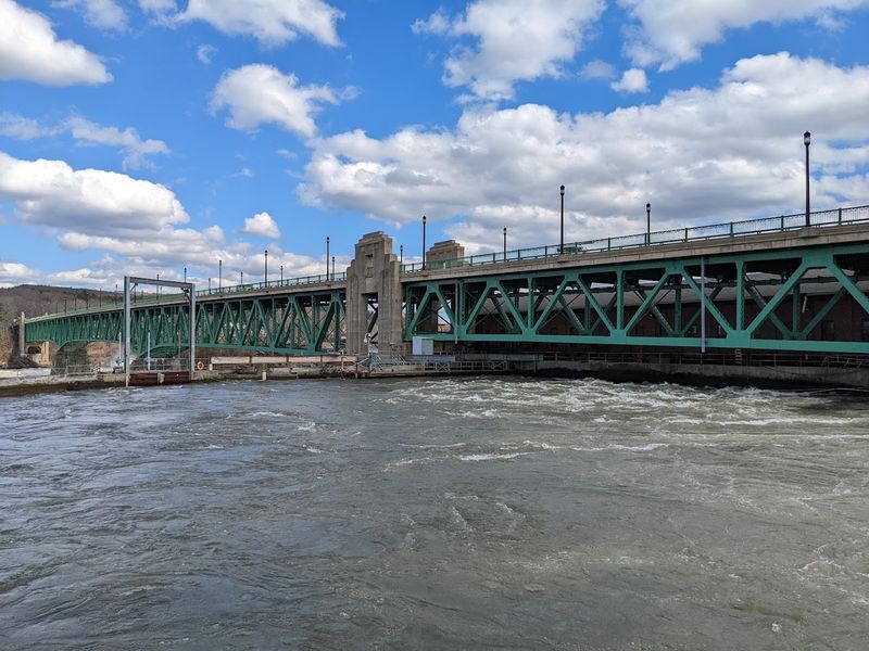 Views Of The Connecticut River Reservoir And Turners Falls Dam
