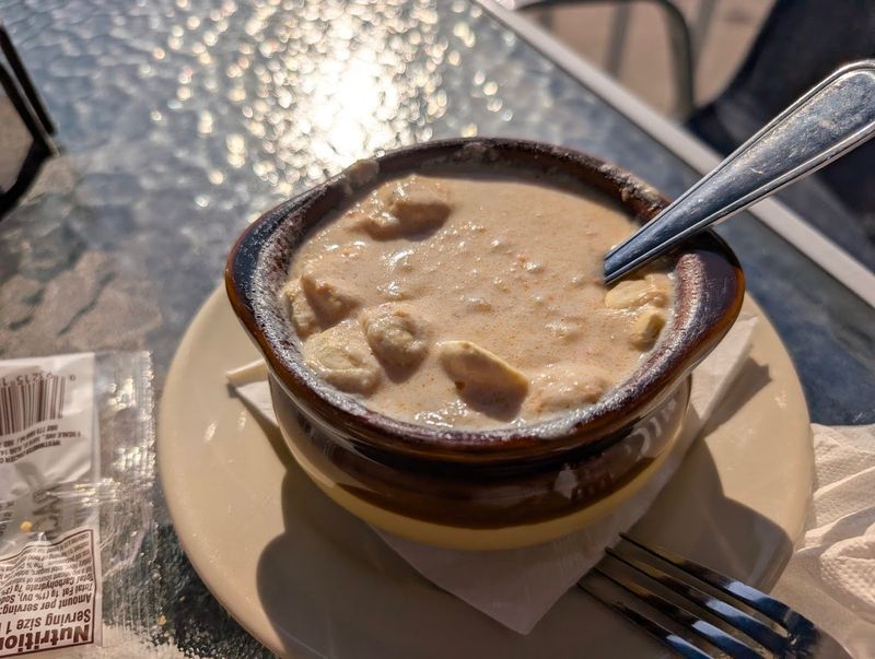 Clam Chowder Worth Ordering On A Cloudy Vermont Afternoon