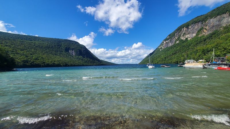 Its More Than 300 Foot Depth Creates Striking Shades Of Blue