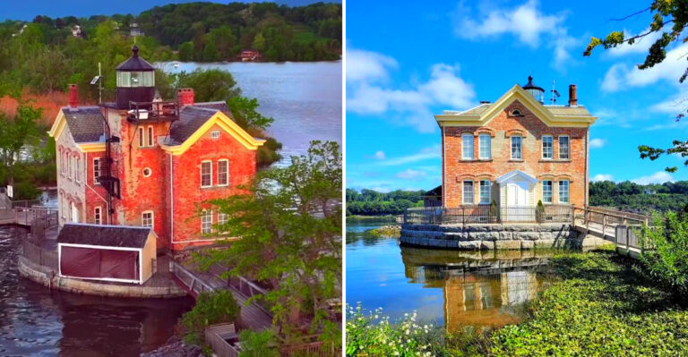 This 1869 New York Lighthouse Sits In The Middle Of The Hudson River And You Can Actually Spend The Night Inside