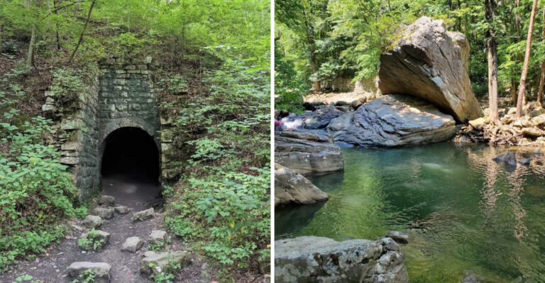 This 4.2-Mile Tennessee Hike Follows An Old Railroad Route Through Forgotten Mining Country