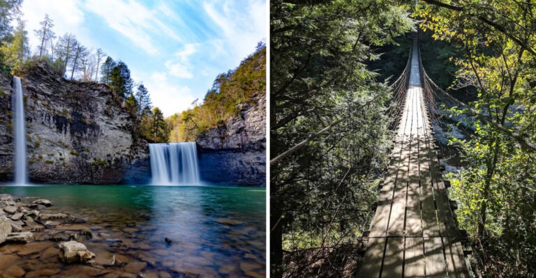 This 85-Foot Tennessee Waterfall Has One Of The Park’s Most Peaceful Swimming Spots