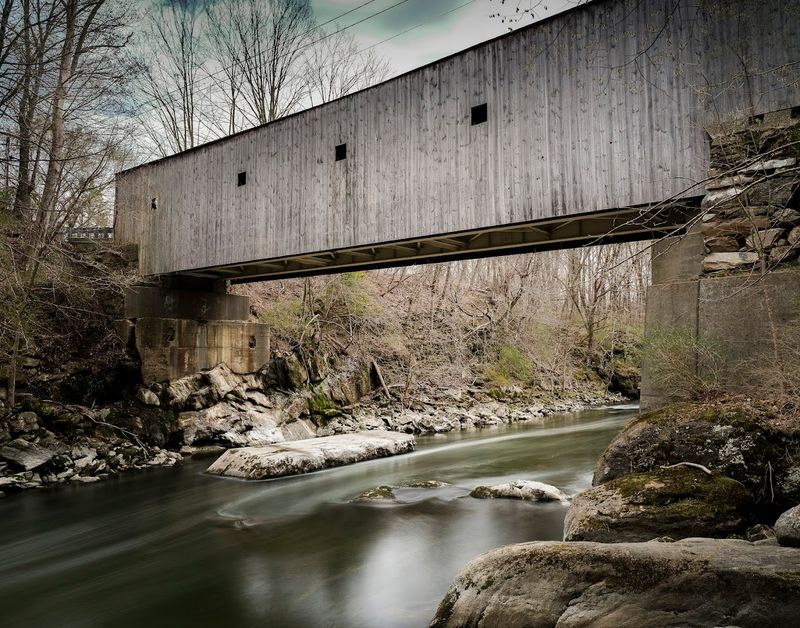 Historic Bulls Bridge Covered Bridge
