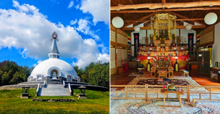 This Giant New York Peace Pagoda Is One Of The State’s Most Striking Sacred Sites