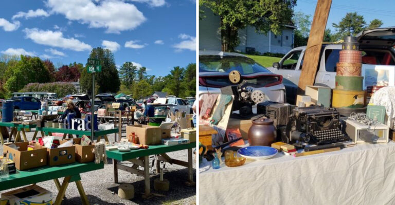 This Giant Open Air Market In Maine Draws Locals Chasing Outrageous Bargains Every Weekend