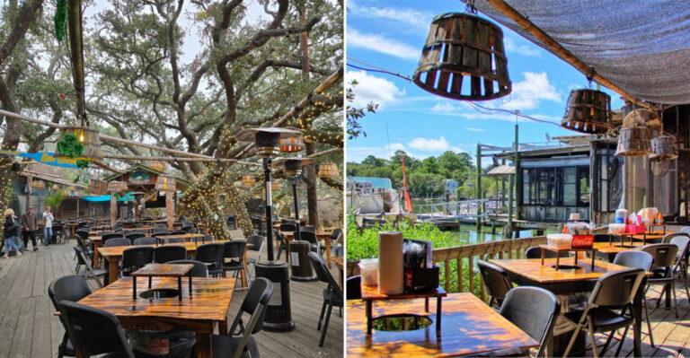 This Hidden Georgia Boat In Restaurant Offers An Unforgettable Waterfront Dining Adventure