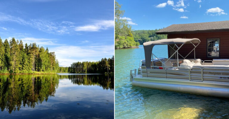This Hidden Georgia Lake Has Remarkably Clear Water And Peaceful Shores
