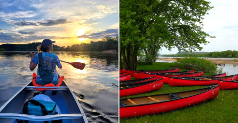 This Hidden Wisconsin River Landing Leads To Beautiful Sandbars And Quiet Canoe Adventures