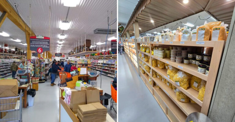 This Indiana Amish-Style Market Is A Cart-Filling Maze Of Candy, Mixes, And Country Goods