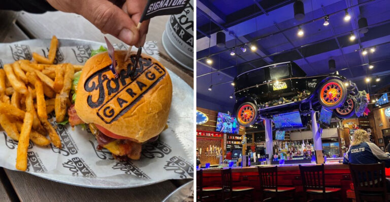 This Indiana Restaurant Brings Classic Cars And Comfort Food Under One Roof