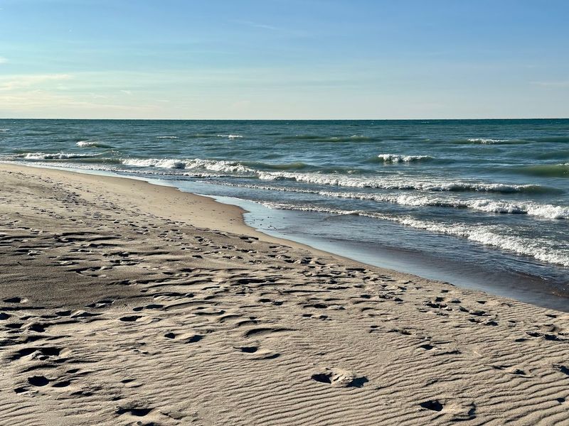 The Lake Michigan Beach Makes Every Sunny Afternoon Feel Like A Vacation