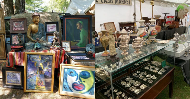 This Massachusetts Antique Field Only Opens Three Times A Year, And Collectors Travel From Everywhere To Shop It