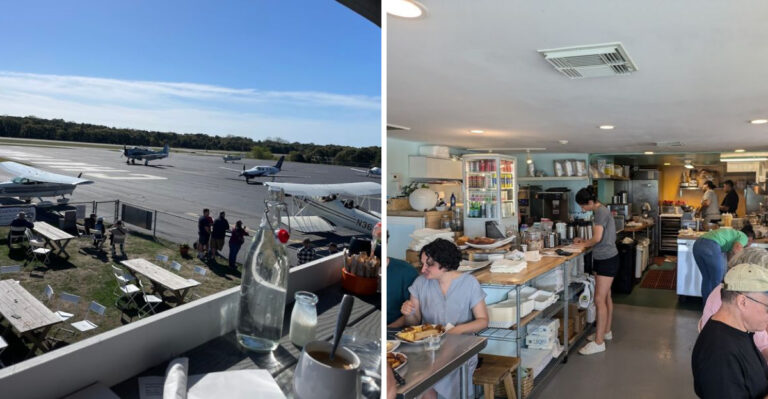 This Massachusetts Eatery Lets You Watch Planes Take Off While You Finish Breakfast