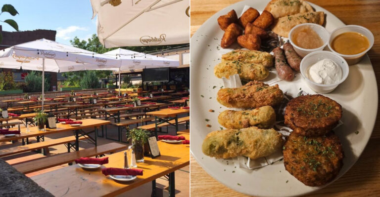 This Massachusetts Restaurant Serves German Classics In A Setting That Feels Straight From Germany