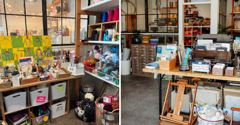 This Massachusetts Reuse Shop Lets Artists Fill Bags With Cheap Creative Supplies And Leave With No Regrets