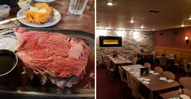 This Minnesota Steakhouse Serves Prime Rib Portions Big Enough To Feed The Whole Table