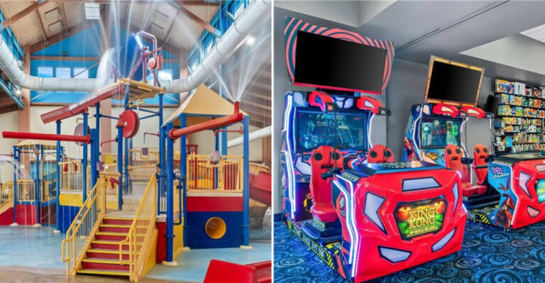 This Montana Aquatic Center Offers Year-Round Adventures With Water Slides And A Lazy River