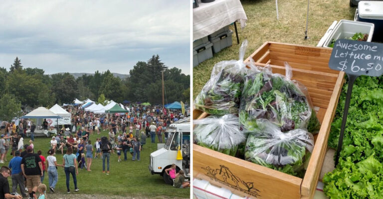 This Montana Park Turns Into A Farmers Market Every Wednesday From June Through September