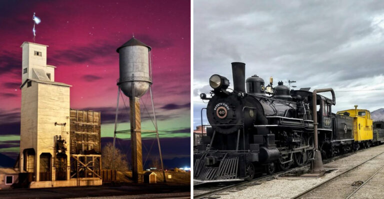 This Nevada Railway Still Runs A Real Steam Train Across The High Desert