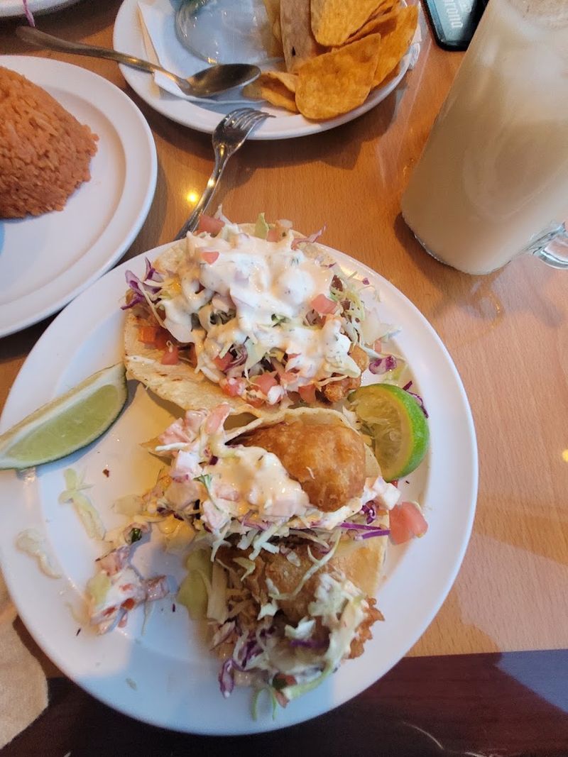 The Bajamar Fish Taco Comes Grilled Or Battered