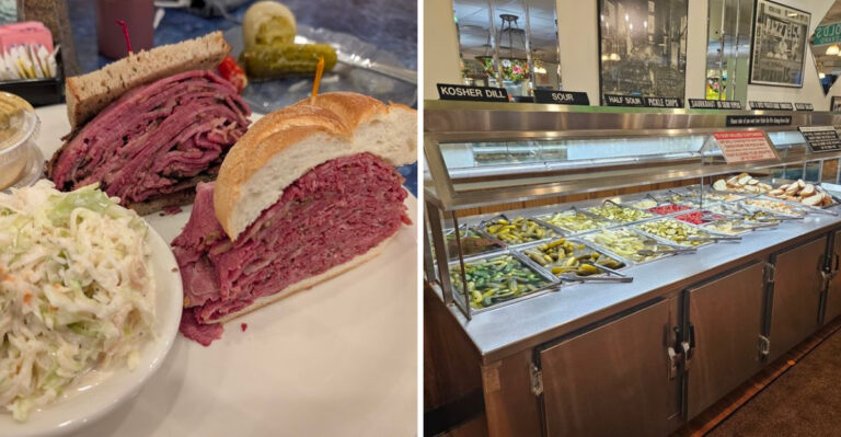 This New Jersey Deli Stacks Its Famous Reuben Almost Too High To Eat