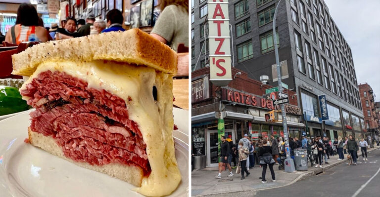 This New York Deli Piles Its Pastrami Sandwich Sky High
