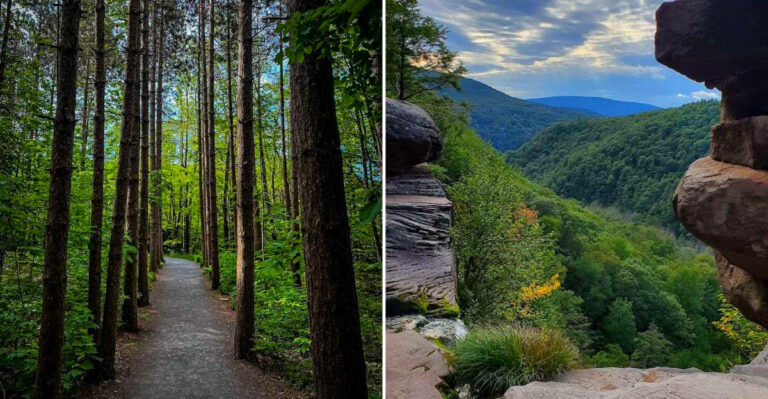 This New York Trail Winds Through The Crumbling Remains Of A 1920s Lakeside Resort
