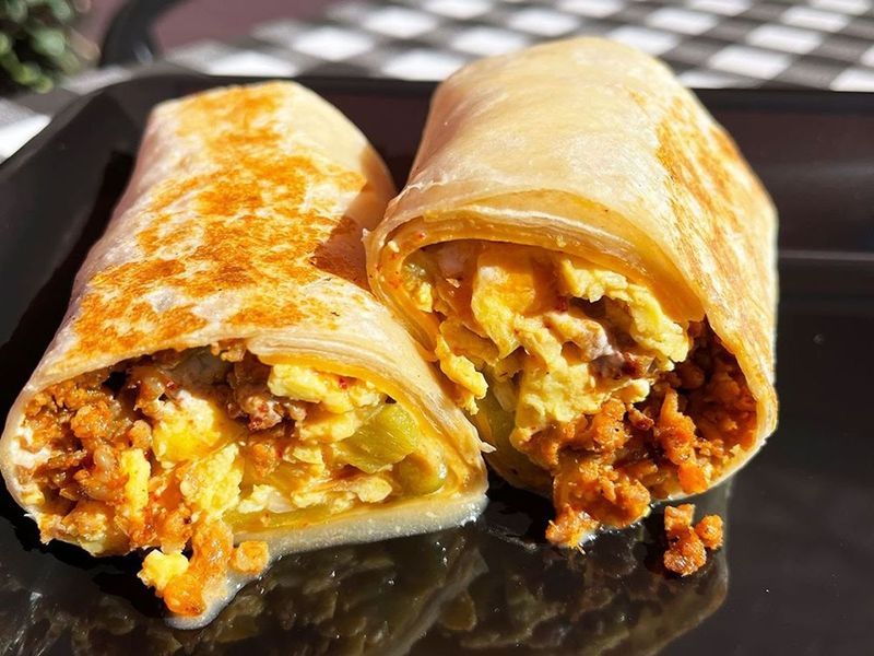 Breakfast Burrito Built For Sharing
