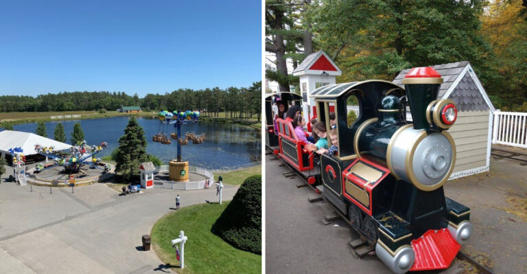 This Nostalgic Massachusetts Train Park Feels Like A Family Dream
