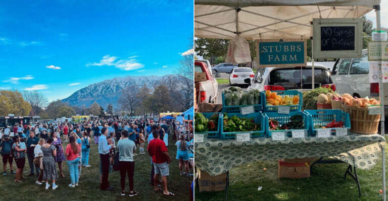 This Park In Utah Transforms Into A Farmers Market Each Wednesday From May Through October