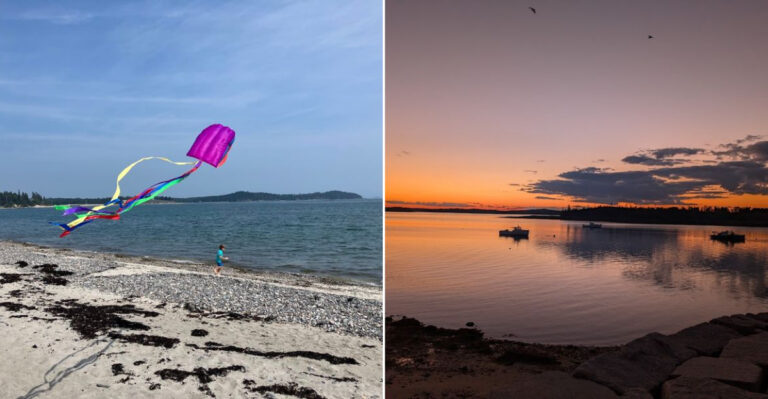 This Quiet Maine Beach Draws Almost No Tourists