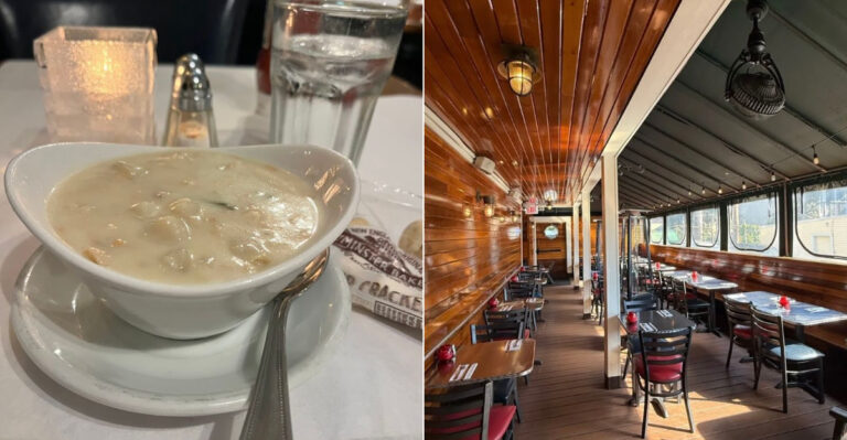 This Rhode Island Diner Serves Chowder So Thick Locals Joke A Spoon Stands Straight Up