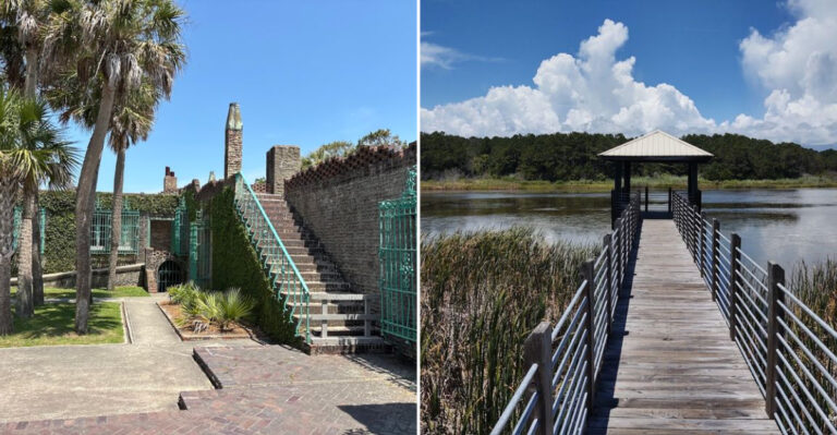 This South Carolina Beach Offers Bright Coastal Beauty By Day And A Mystical Atmosphere At Night