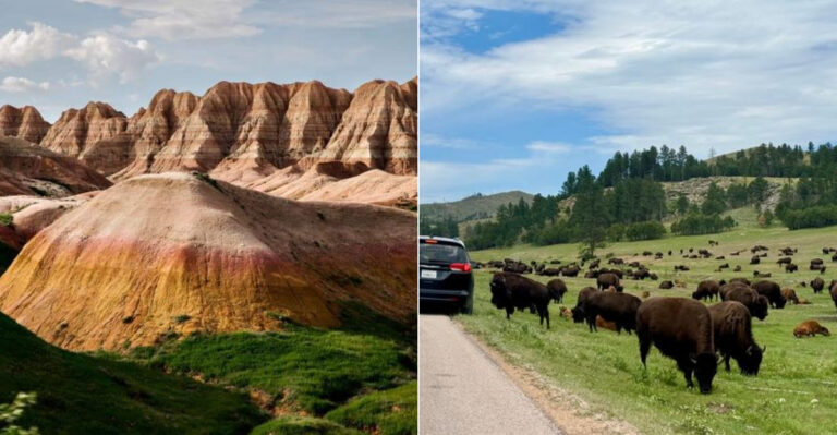 This South Dakota Road Trip Connects The Badlands, A Sunflower Sea, And The Loneliest Prairie Highway