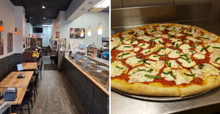This Tennessee Pizzeria Bakes Authentic New York-Style Pizza In A Traditional Brick Oven