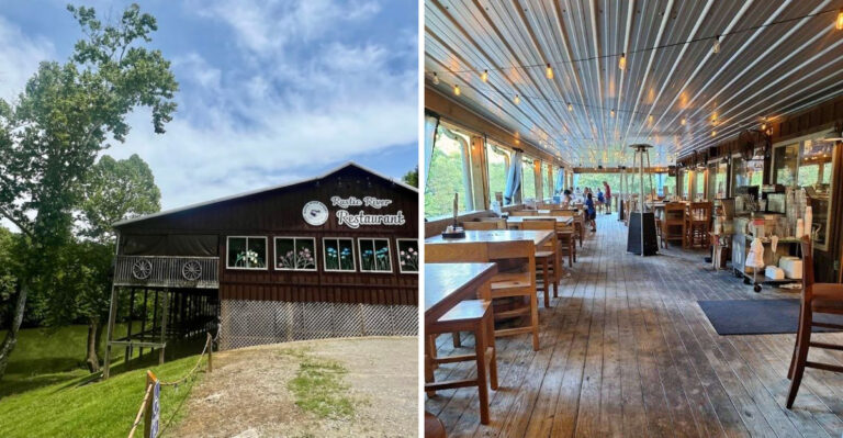 This Tennessee Riverside Restaurant Serves Catfish, Fried Green Tomatoes, And Porch Views