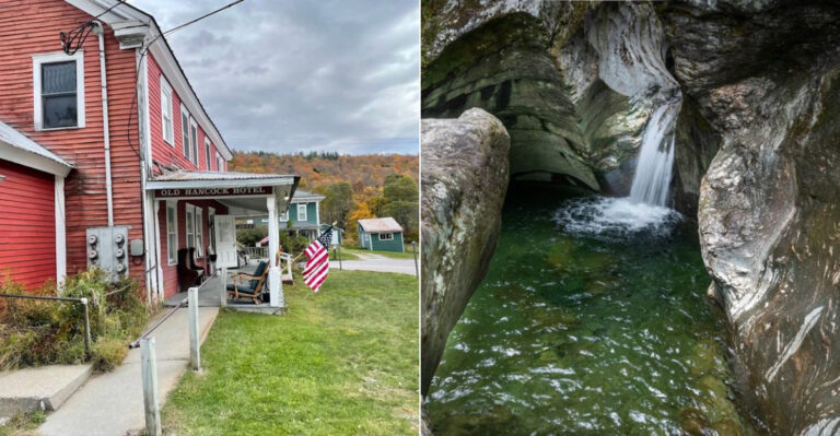 This Vermont Day Trip Packs A Waterfall, A Diner, And A Scenic Drive Into One Afternoon