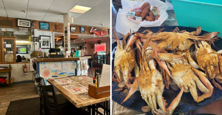 This Virginia Crab House Serves Steamed Blue Crabs That Give Maryland A Run For Its Money