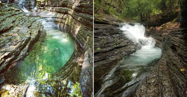 This Virginia Gorge Hides A Waterfall Locals Have Tried To Keep Off The Map