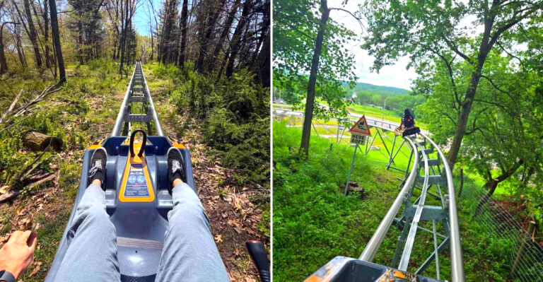 This Wisconsin Mountain Coaster Turns A Summer Afternoon Into A 3,800-Foot Thrill Ride