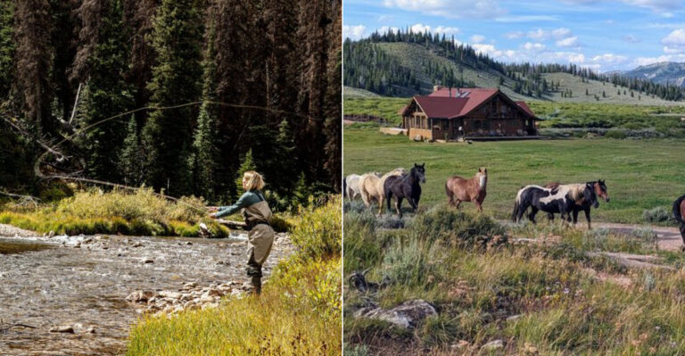 This Wyoming Fishing Lodge Has No Road Access, Which Is Part Of The Adventure