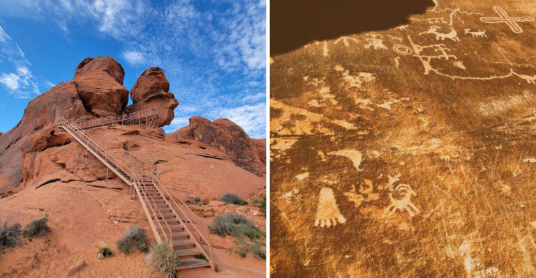 Thousands Of Years Of Petroglyphs Are Hidden Inside This Nevada State Park