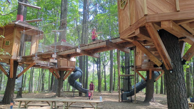 Children's Treehouse Village Sparks Big Imaginations