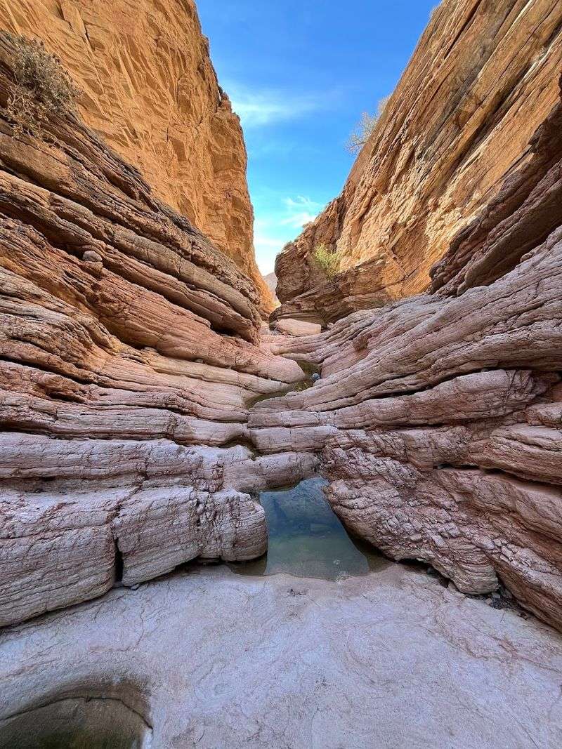 The Canyon Gets So Tight You Can Touch Both Walls At Once