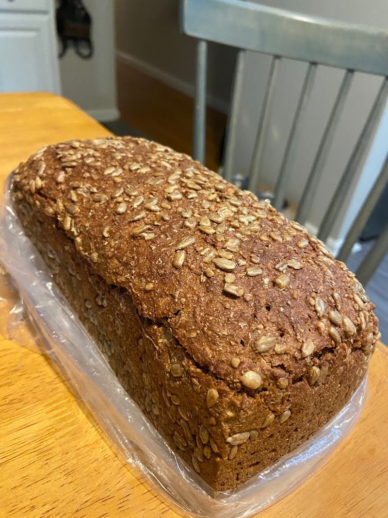 Freshly Baked Rye And Pumpernickel Bread