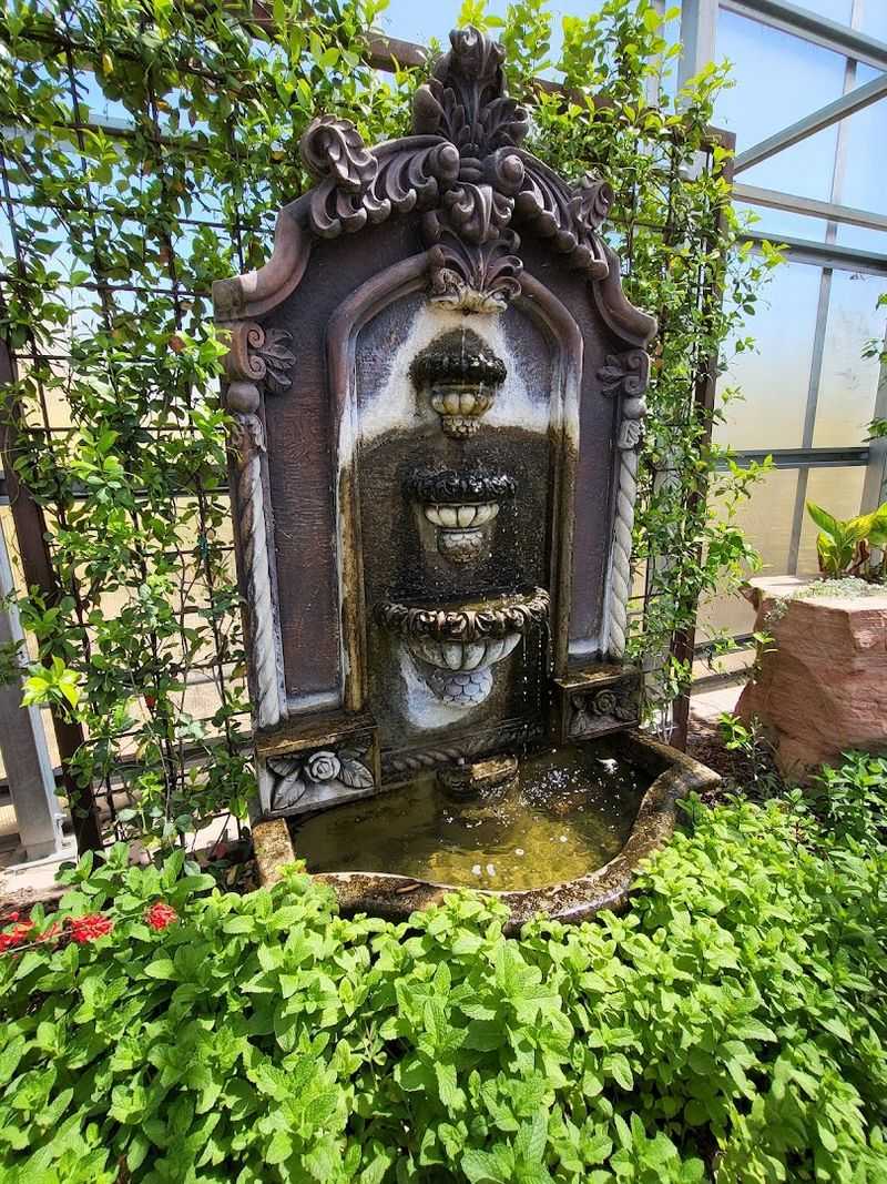 The Peaceful Garden Feels Far Removed From The Las Vegas Strip